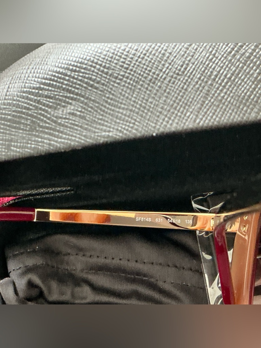 Salvatore Ferragamo SF814S 631 54-18-135 Women’s Red Coral Sunglasses New - Picture 5 of 11